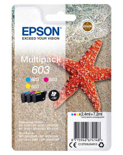 Epson C13T03U54010 ink cartridge 1 pc(s) Original Standard Yield Cyan, Magenta, Yellow Epson C13T03U54010 ink cartridge 1 pc(s) Original Standard Yield Cyan, Magenta, Yellow